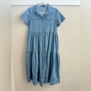 FORE Denim Maxi / Midi Dress M